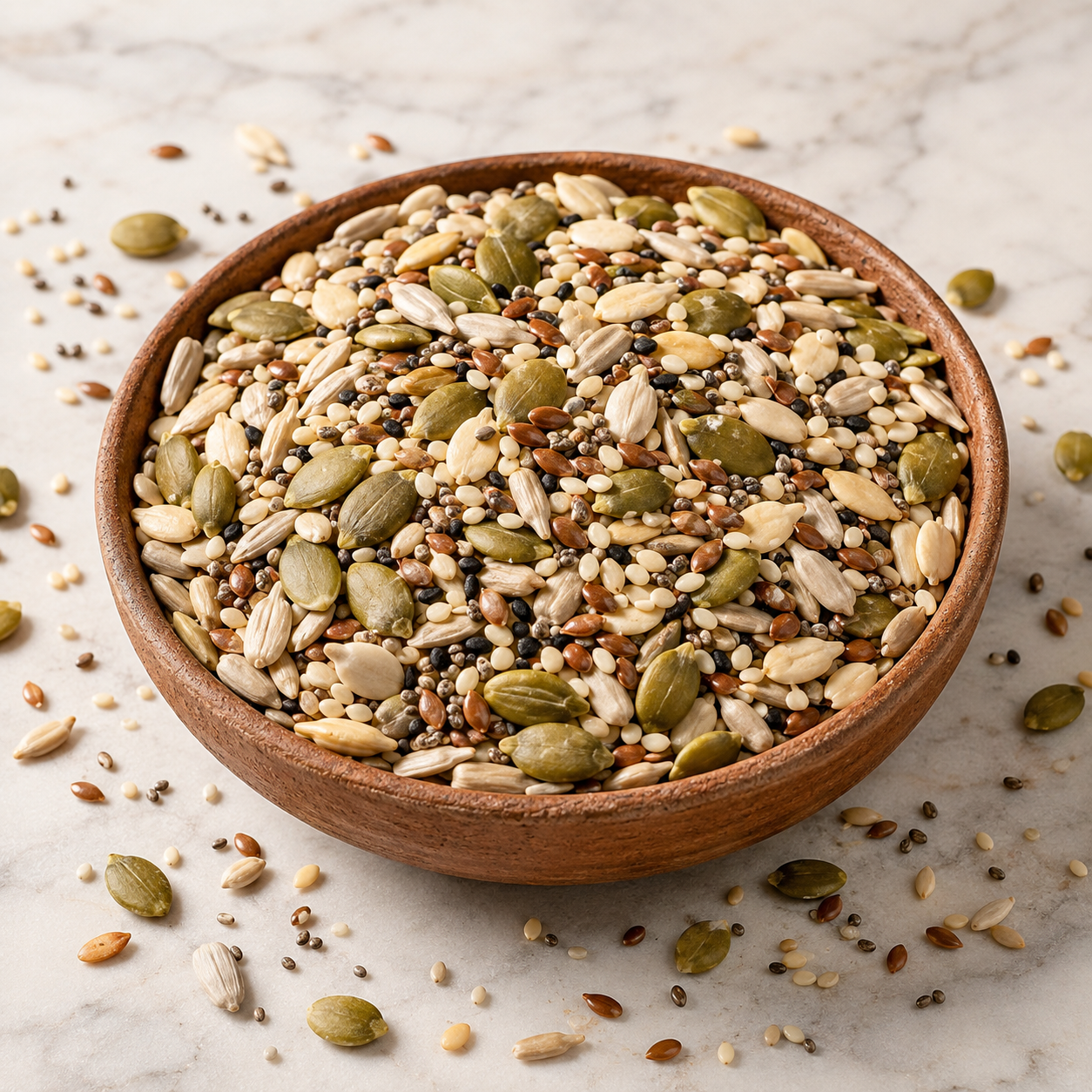 Super Seeds Mix 400g – Flax, Sunflower, Pumpkin, Watermelon, Sesame & Chia Seeds Thumbnail