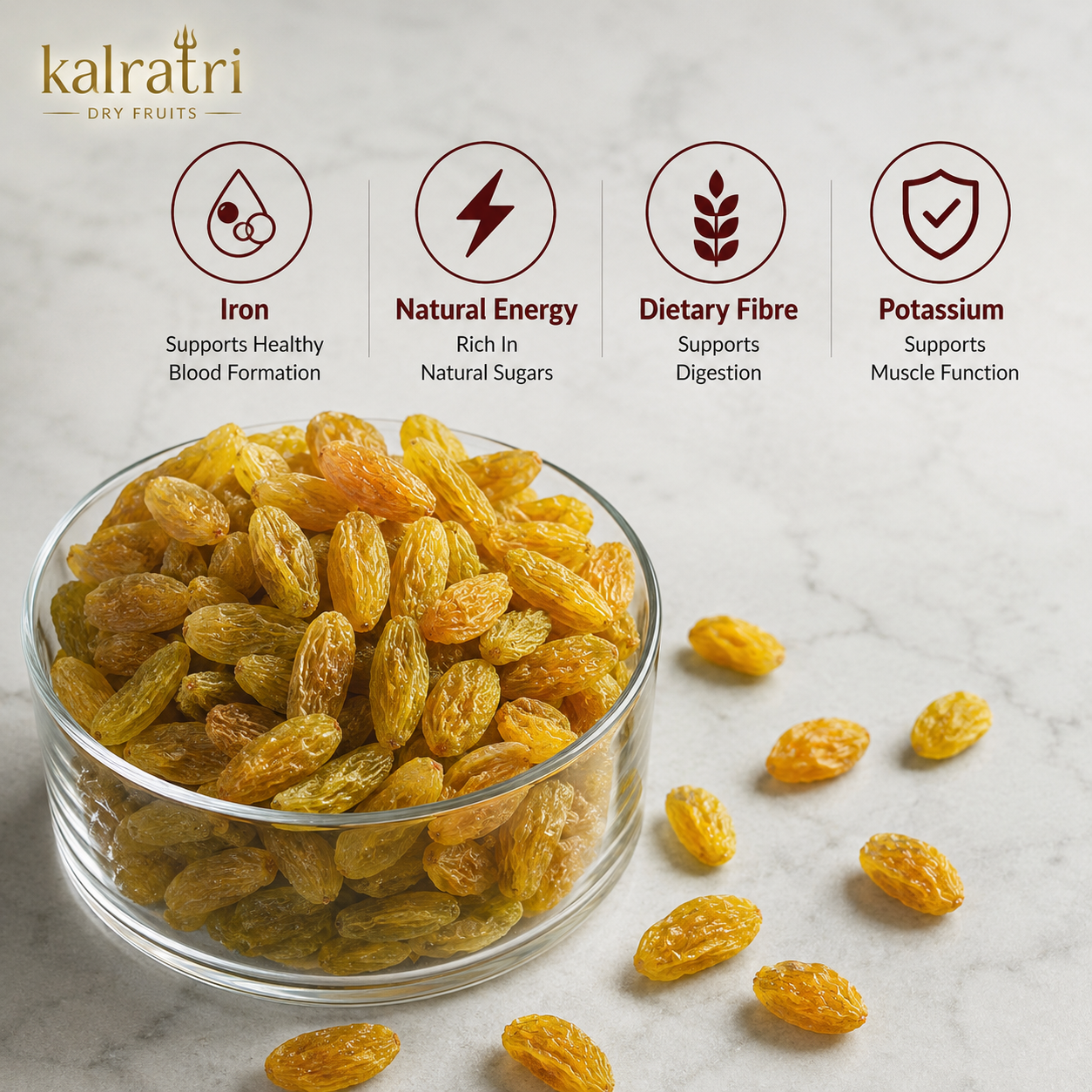 Indian Long Raisins 200g Thumbnail