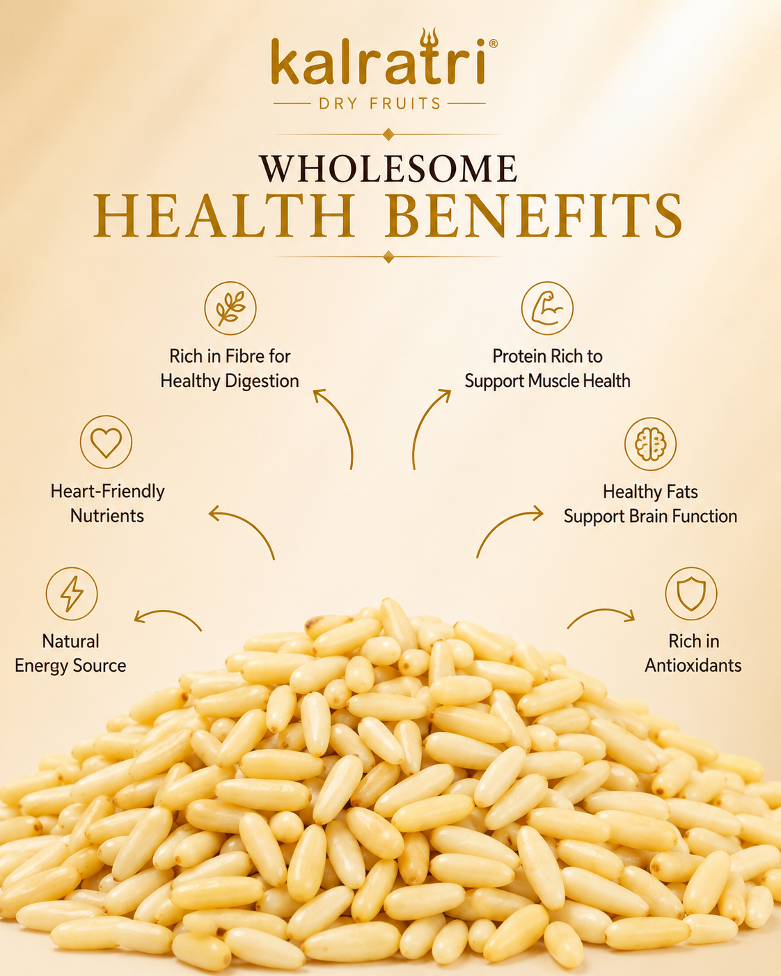 Raw Pine Nuts – 200g Thumbnail
