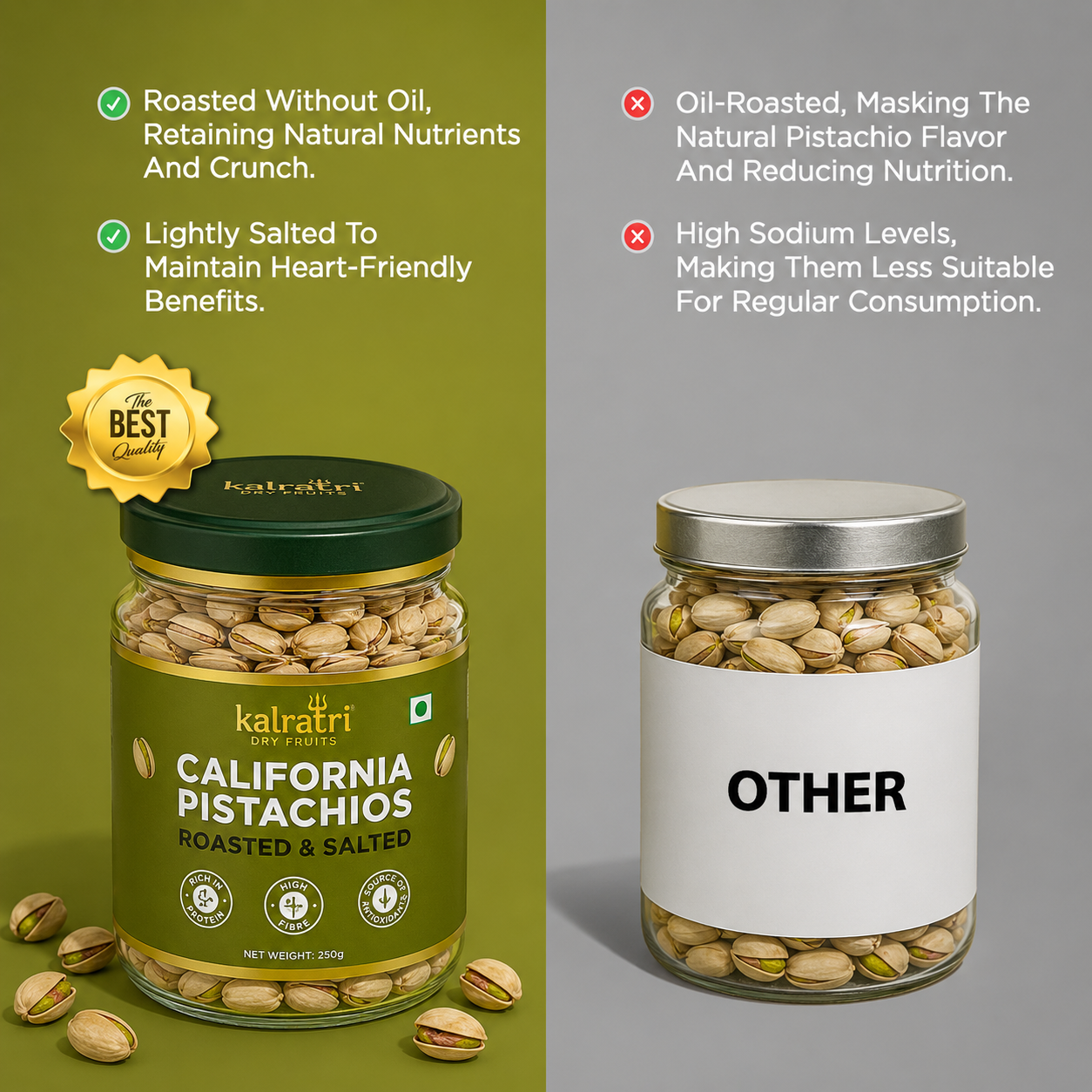 California Pistachios Roasted & Lightly Salted – 200g Thumbnail