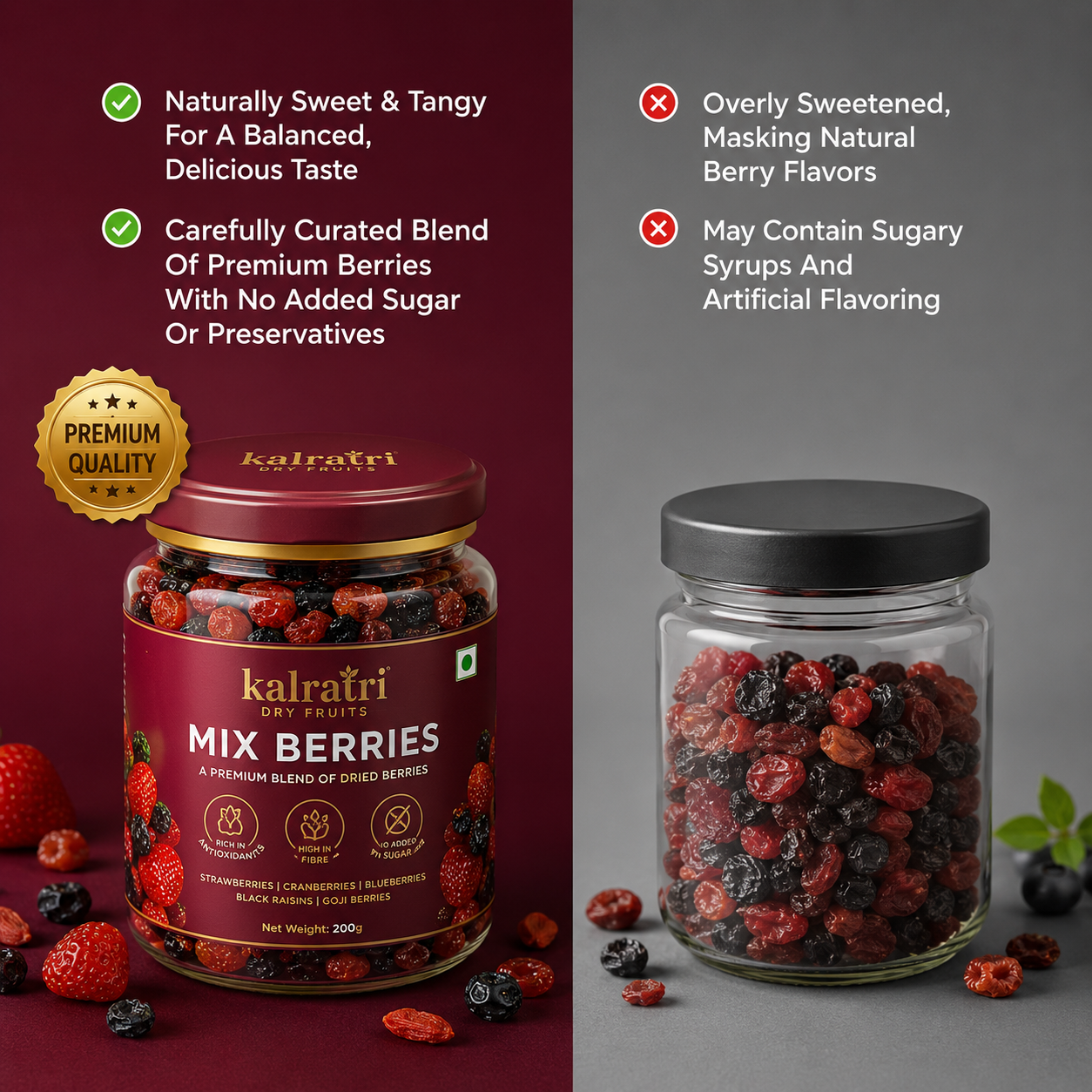 Mix Berries 200g – Strawberry, Cranberry, Blueberry & Black Currant Thumbnail