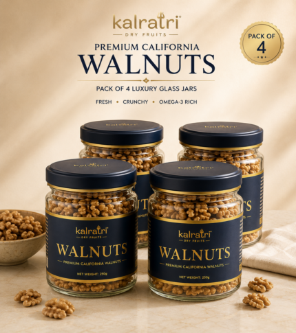 California Walnut Kernels 800gm (Pack of 4 x 200gm)