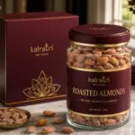 Roasted Almonds Lightly Salted 200g – Californian Almonds