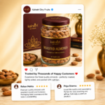 Roasted Almonds Lightly Salted 200g – Californian Almonds - Image 3