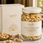 Salted Roasted Cashews, lightly salted Premium Jumbo size - 200g