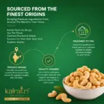 Salted Roasted Cashews, lightly salted Premium Jumbo size - 200g - Image 3