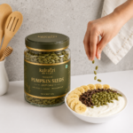 Roasted Unsalted Pumpkin Seeds - 200g - Image 2