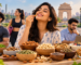 Young Indian professionals enjoying protein-rich snacks like almonds, pistachios, seeds, yogurt, and legumes as part of a healthy, high-protein lifestyle.